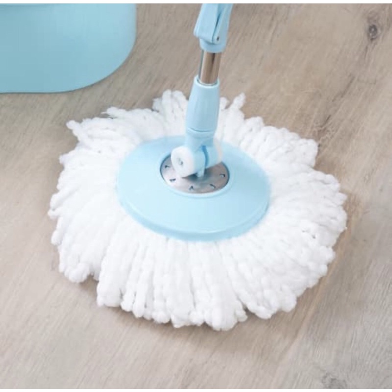 PROCLEAN SET ALAT PEL PUTAR DENGAN EMBER/ACE SPIN MOP BLUE/ACE ALAT PEL SPIN MOP