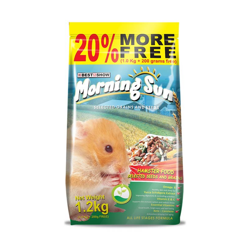 

MORNINGSUN Makanan Hamster HAMSTER Food 1,2kg