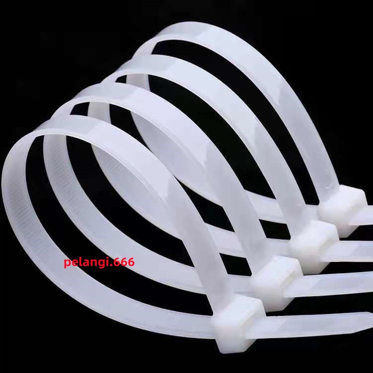 kabel ties/kabel tis/cable ties 4.8*200/4.8*300/4.8*400MM (20cm/30cm/40cm) Hitam/Putih