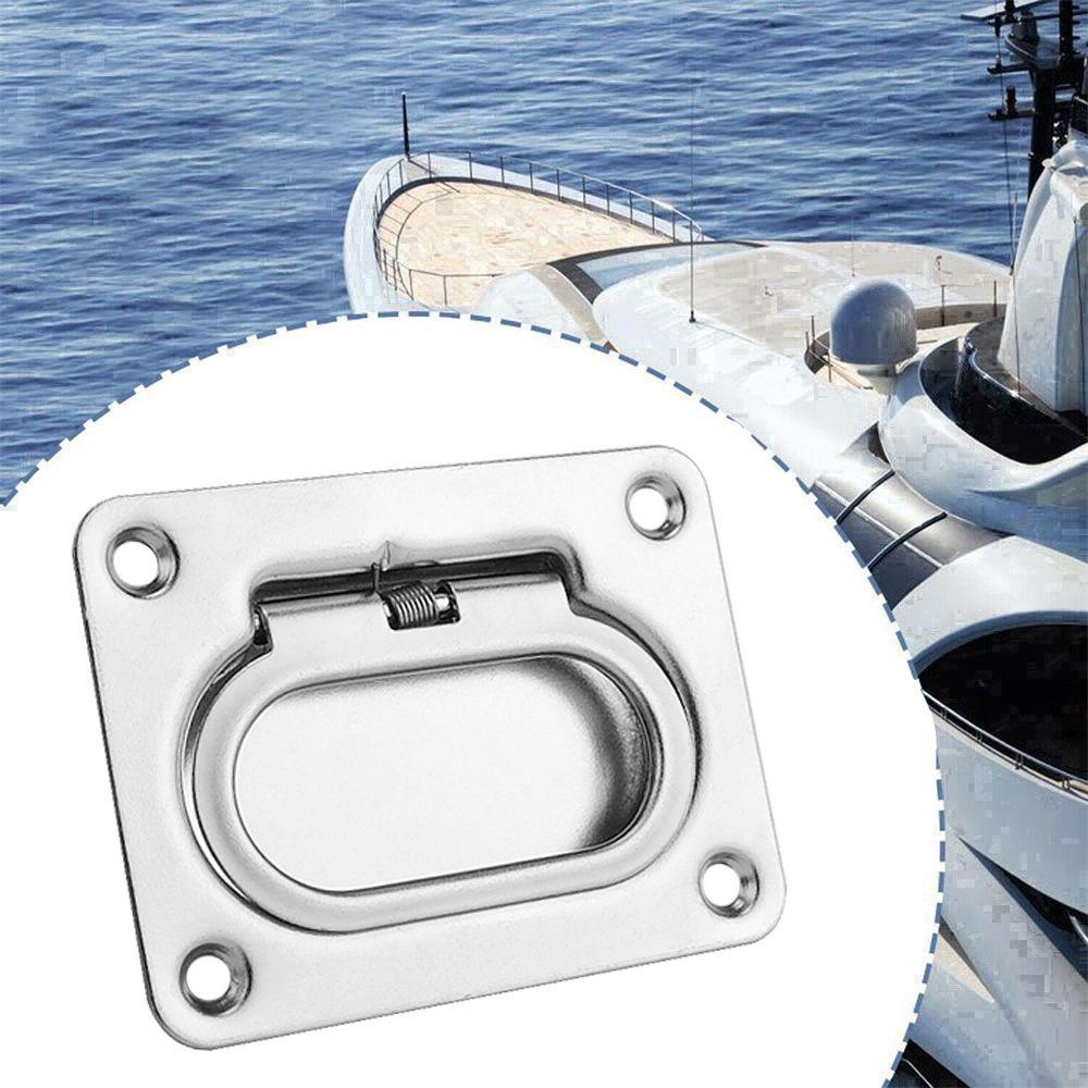 Preva Deck Pull Handle Lantai Gesper Perahu Hardware Loker Lemari Per Anti Kerincingan