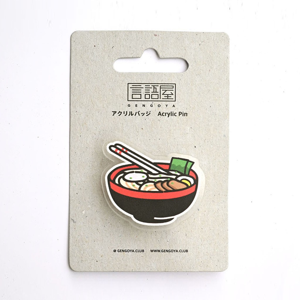 

Acrylic Pin : Ramen ラーメン