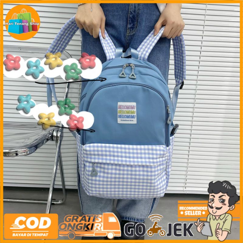 Tas Ransel Sekolah Anak Perempuan Backpack Anak Tas Anak Sekolah SD SMP SMA HT.002