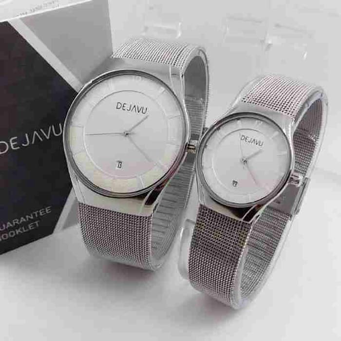 Sale JAM TANGAN DEJAVU ORIGINAL PRIA&WANITA COUPLE(HARGA SEPASANG Keren