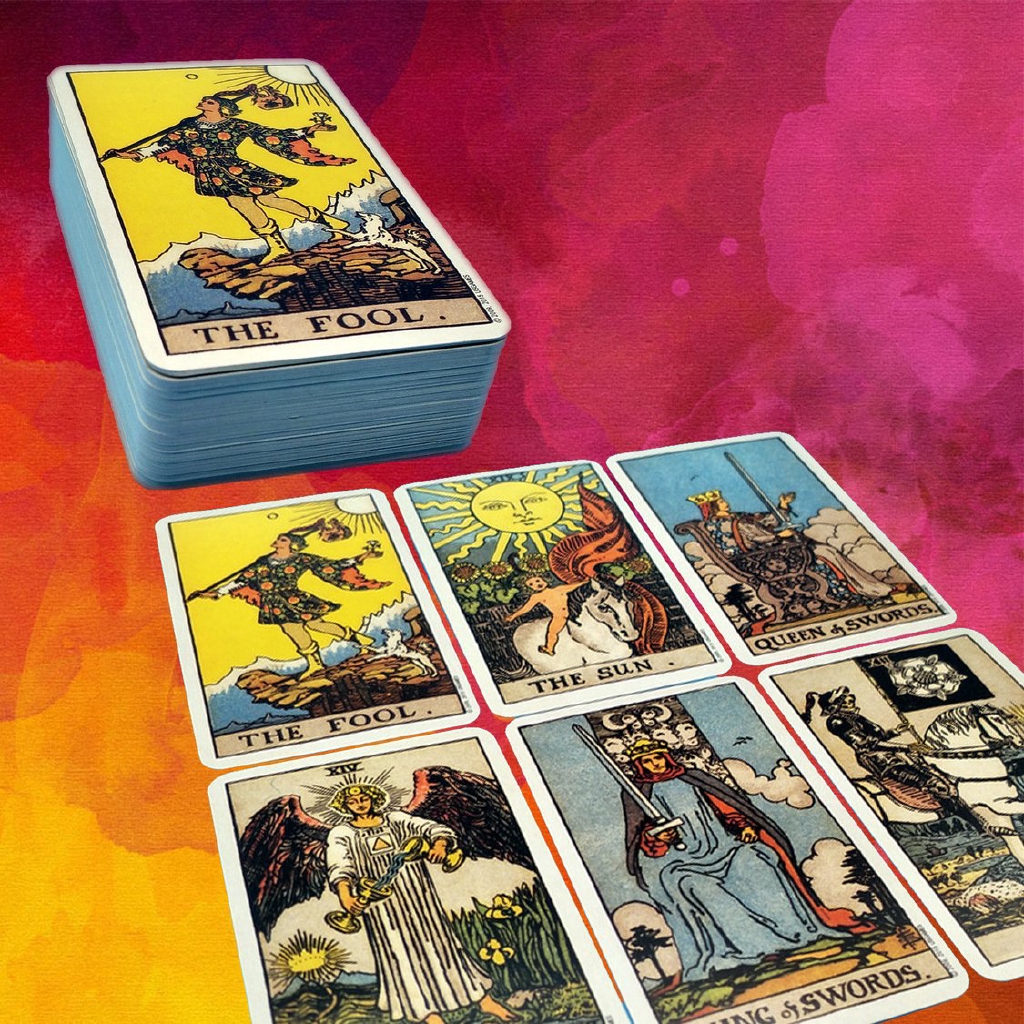 1 Set 78 Kartu Tarot Gipsi