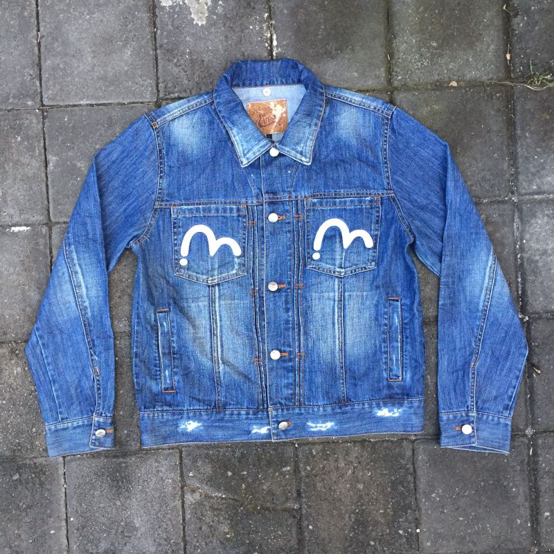 jaket denim evisu