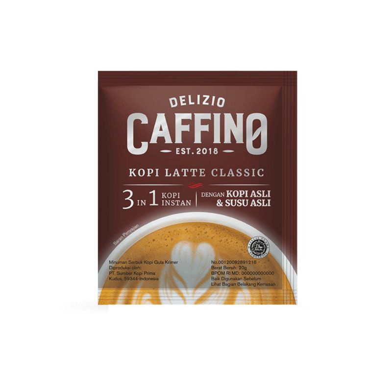 

Caffino Kopi Latte Classic sachet 20 gram