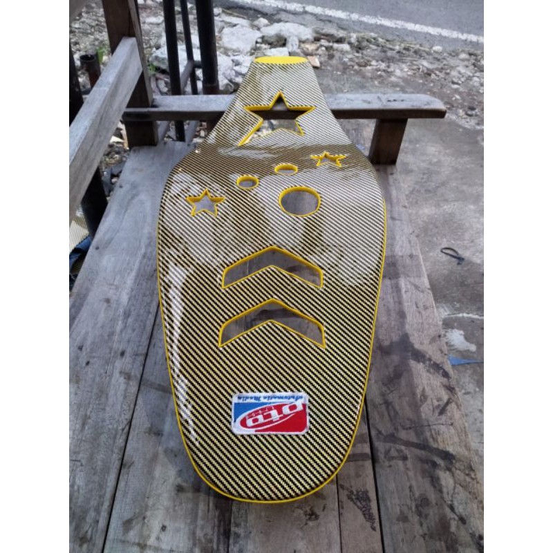 Jok fino 115/125 lobang kulit karbon Jok fino 125 lobang Jok fino karbon