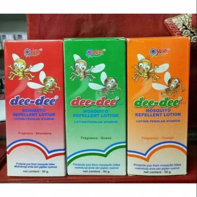 Lotion Anti Nyamuk Anak DEE DEE YURI Isi 50Gram
