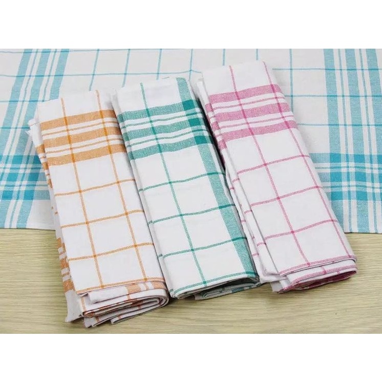 Serbet / Lap Kain Warna Putih Merk Botch 101 Murah Kualitas Premium Ukuran 55x55 Cm