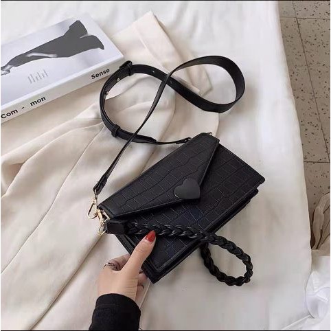 JK Z3105 1KG MUAT 3PCS  TAS SELEMPANG FASHION JALIN IMPORT