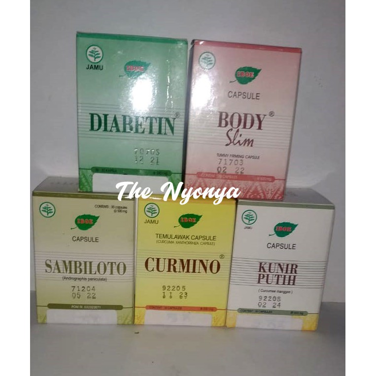 Jamu IBOE KUNIR PUTIH Kapsul Herbal Supplement 30 Capsule