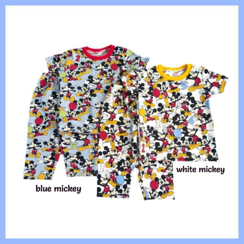 BAJU TIDUR PIYAMA ANAK UNISEX KARAKTER KARTUN 1-5TH