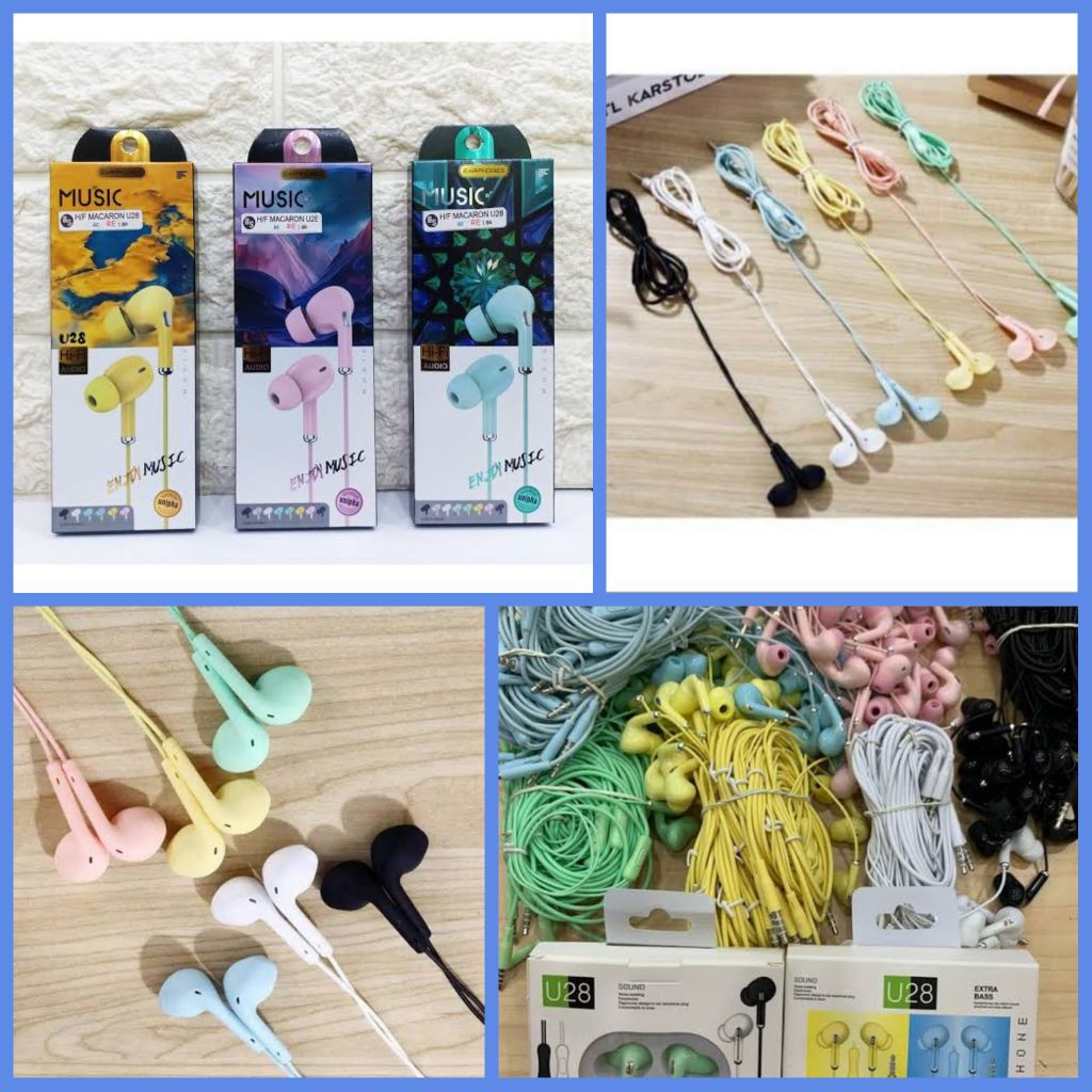 HEADSET MACARON WARNA HEADSET MACARON U19 HEADSET MACARON U28