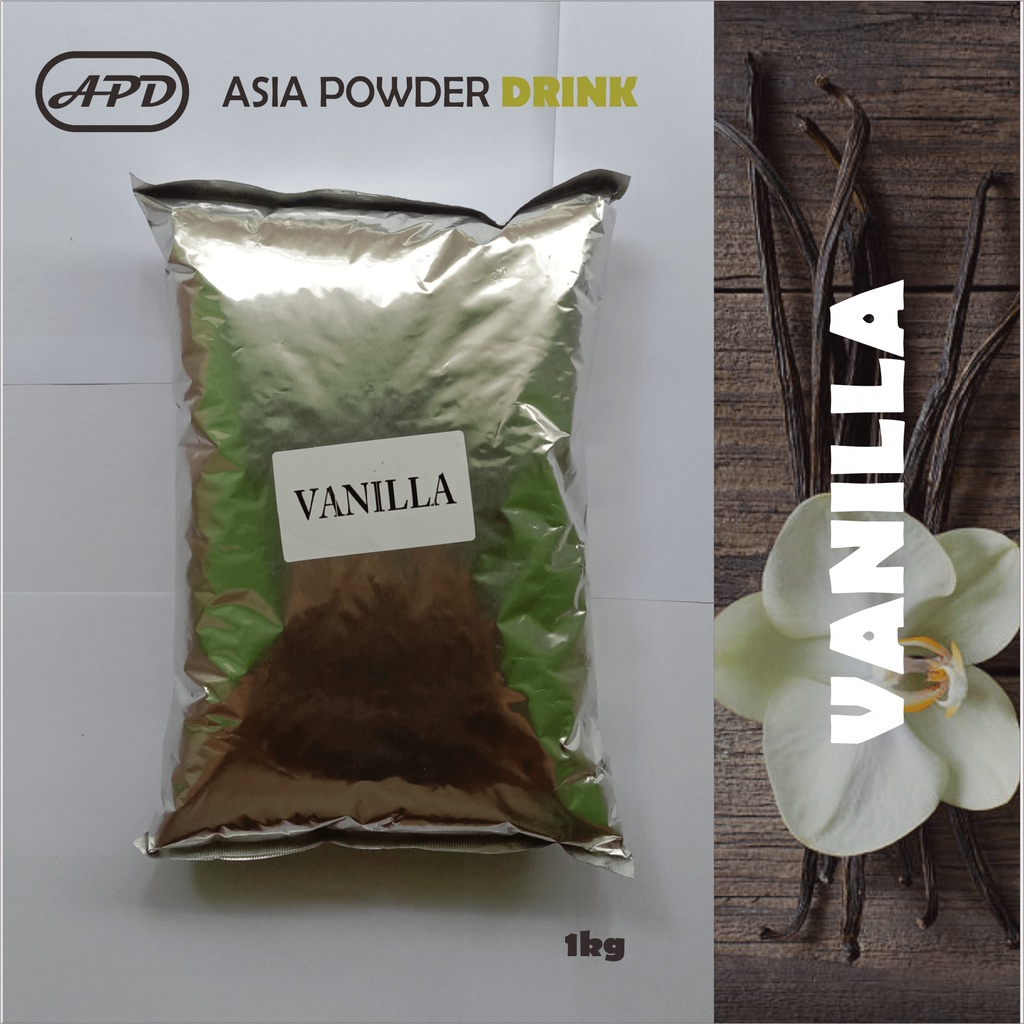 

PLAIN Bubuk Minuman Rasa Vanilla 1kg - APD | ASIA POWDER DRINK