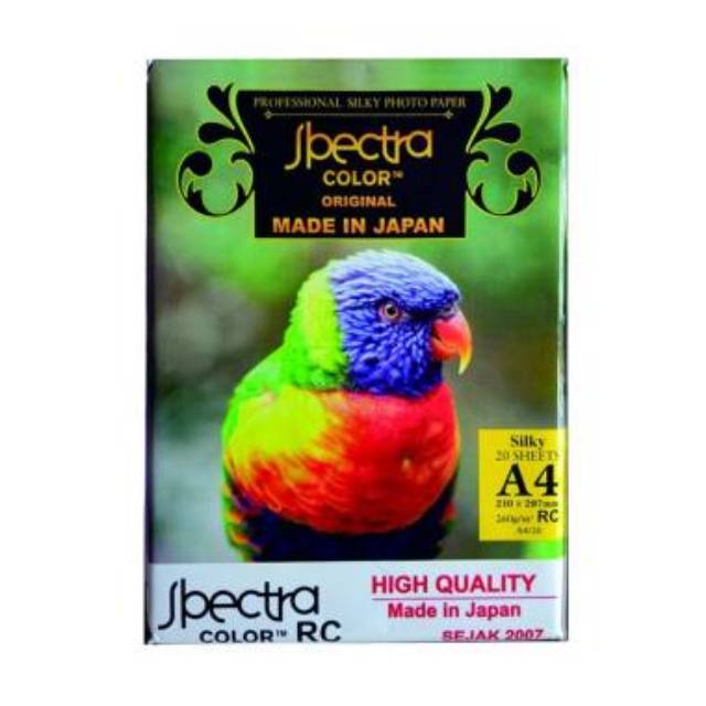 

Spectra silky 260gsm-photo paper spectra silky 20lbr/bks