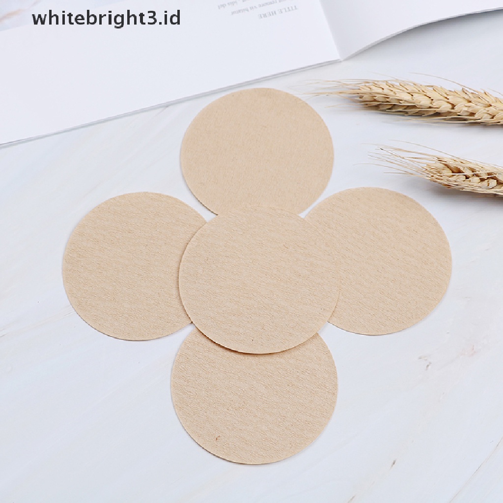 (whitebright3.id) 100pcs / Pak Kertas Filter Pembuat Kopi Pengganti Untuk Aeropress