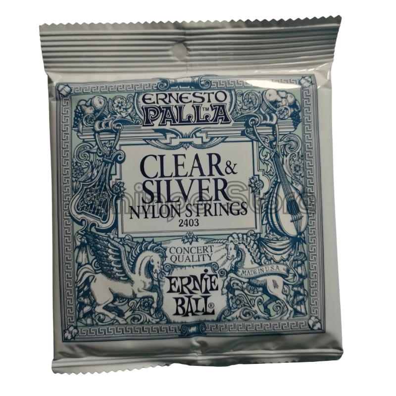 Senar Gitar Klasik Ernie Ball Ernesto Palla 2403 Clear Nylon