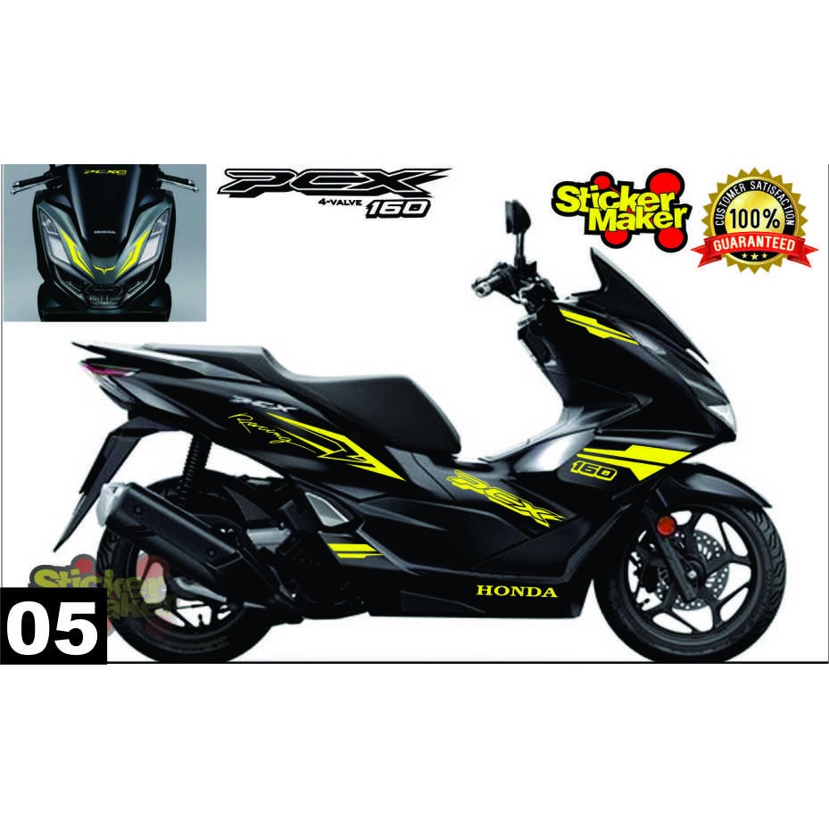 (COD) stiker bodi motor honda pcx 160 new sticker cutting body pcx 2021