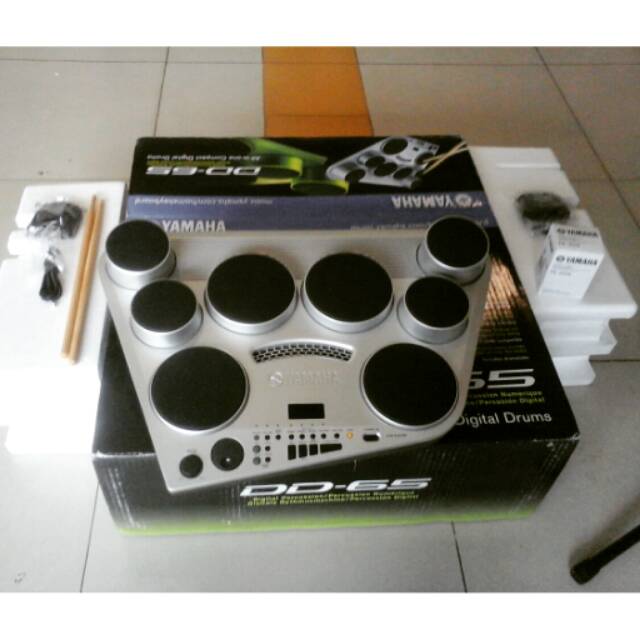 Drum elektrik YAMAHA dd65 Drum pad elektrik Bonus stik dan pad hihat kick pad bass kick