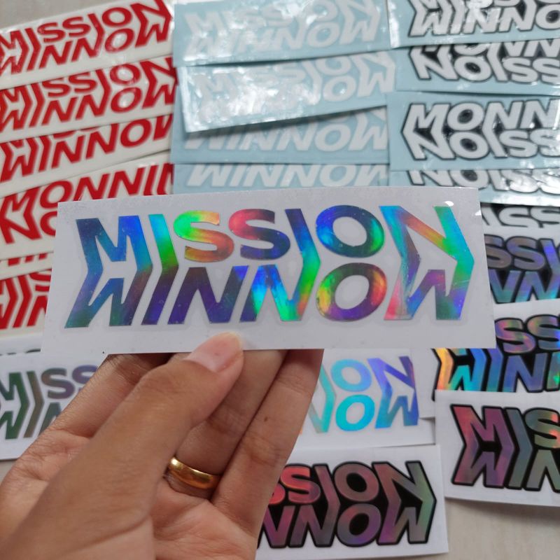 Sticker stiker cutting mission winnow