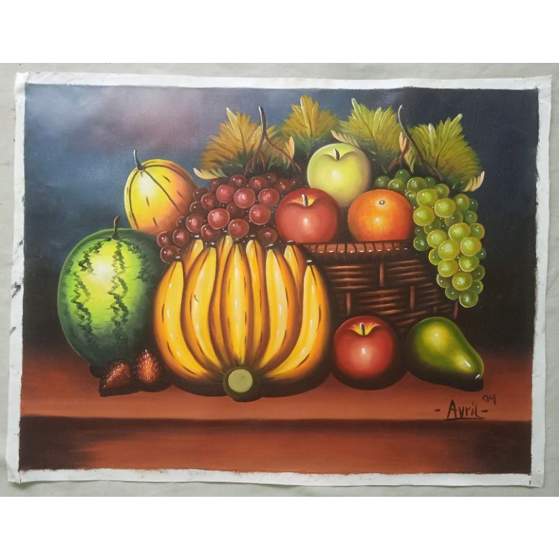 lukisan buah buahan 3d