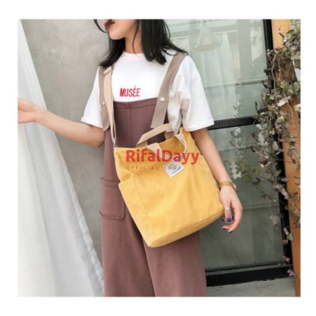 Tas Selempang Wanita Sling Bag / Tas Travel / Japanese Fuji Travel Corduray Sling Bag