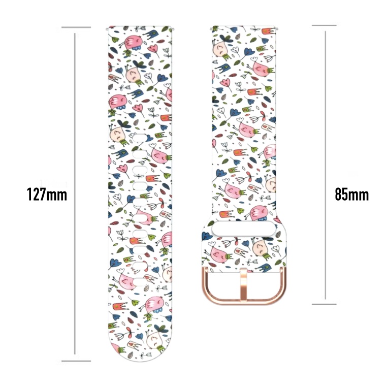 Motif Watch Strap Vyatta Fitme Young - Tali Jam Tangan 20mm Rubber Silikon Beauty Style