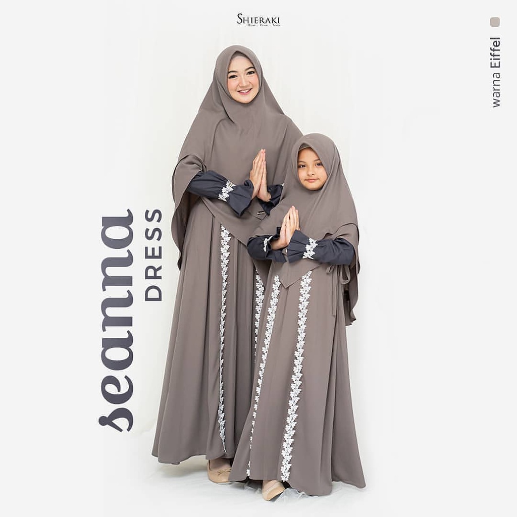 FAMILY SET LEBARAN SEANNA DRESS ORIGINAL BY SHIERAKI INDONESIA (DRESS ONLY)