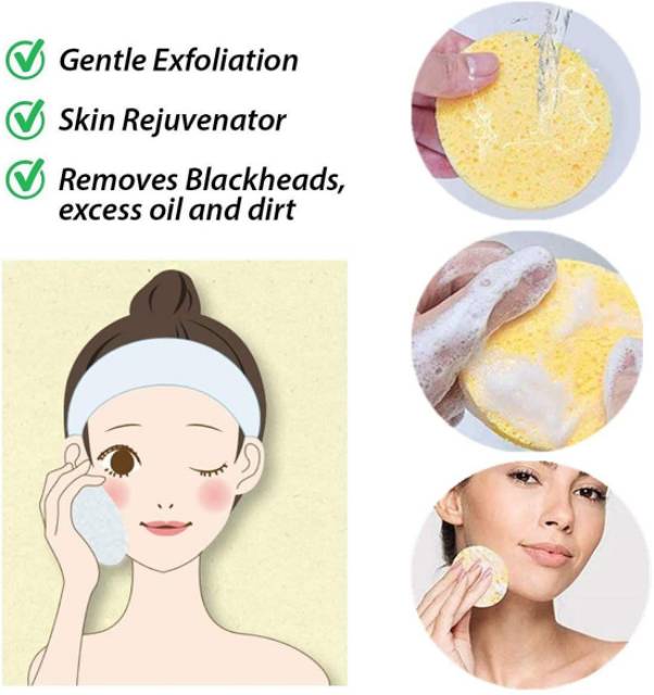 Busa facial make up spons sponge kentang 12 stick