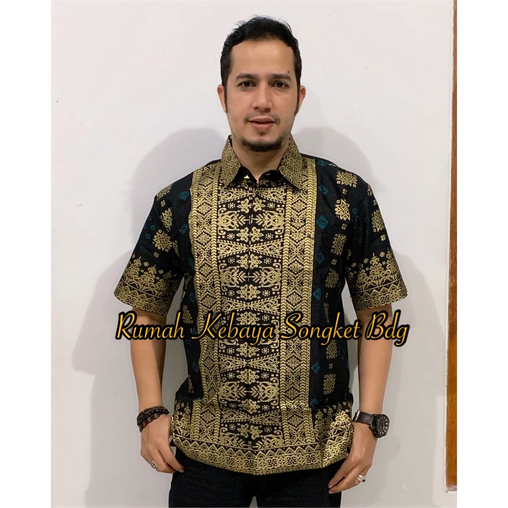 KEMEJA TUNIK ADELLE SONGKET ( CEWEK DI FOTO PRODUK LAIN) BATIK JUPRI BAJU KONDANGAN BAJU WISUDA  MOTIF SONGKET PRINTING RUMAH KEBAYA BANDUNG RUMAH SONGKET BANDUNG