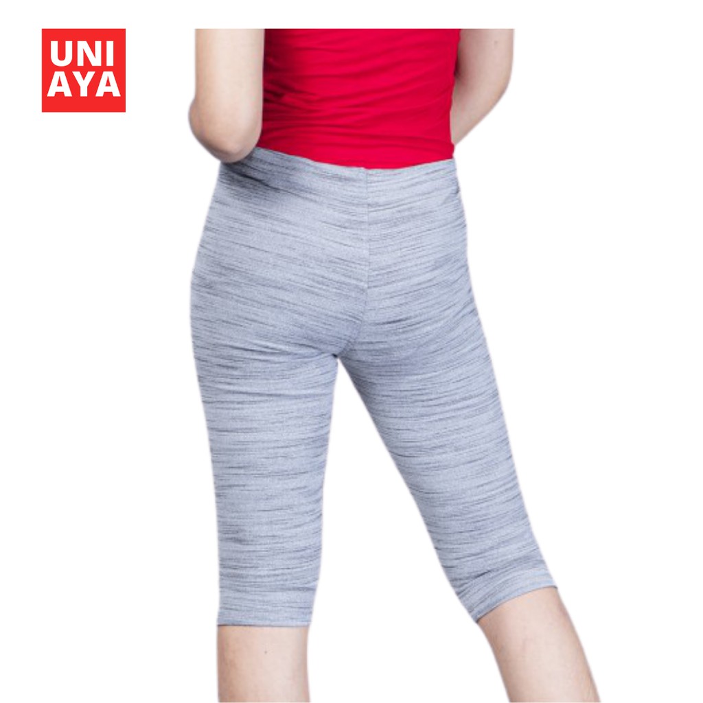 Legging pendek bahan lycra tebal premium 3/4