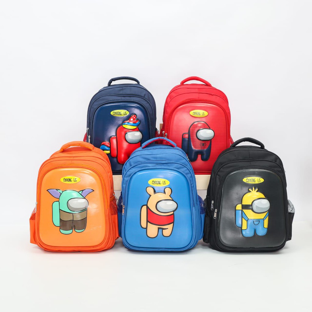 tas karakter BT21 dan amongus | tas anak sekolah