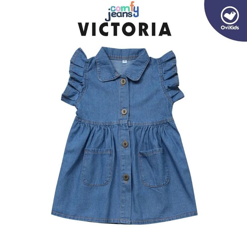 DRESS/TUNIK JEANS DENIM ANAK PEREMPUAN
