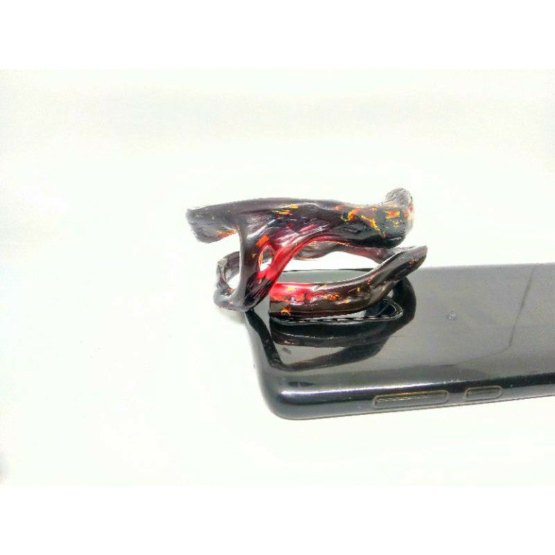 gelang akar bahar merah combong unik