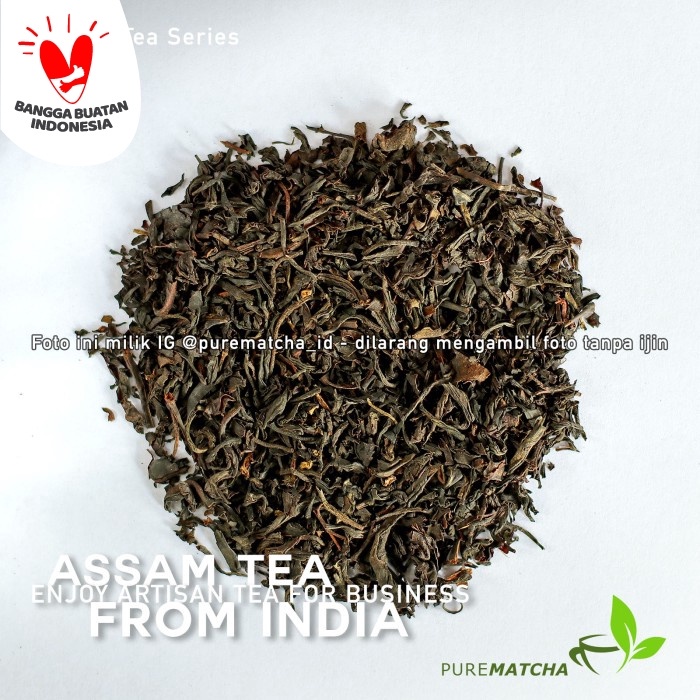 

teh-daun- artisan tea cafe - indian assam black tea 50gr teh hitam assam india -daun-teh.