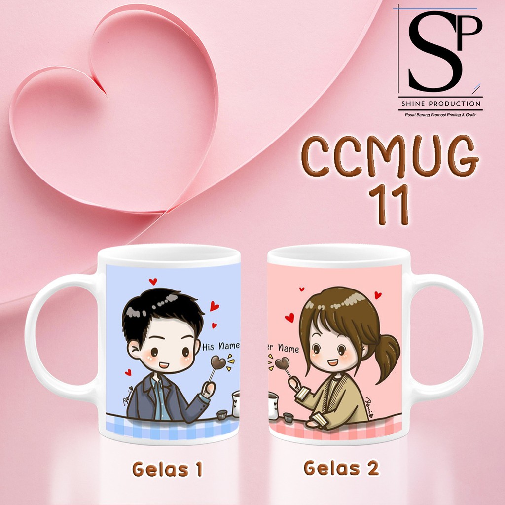 Gelas Couple Mug Couple Valentine