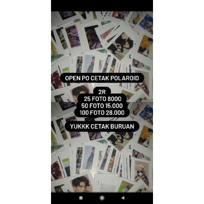 CetakFoto 2r,3r,4r,5r,6r,8r,10r polaroid or full murah