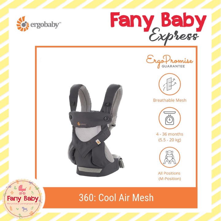 ERGOBABY 360 COOL AIR MESH CARRIER