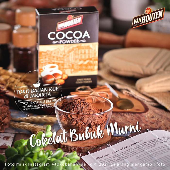 Jual Bahan Kue / Van Houten Coklat Bubuk Murni 180Gr Purecocoa Enak