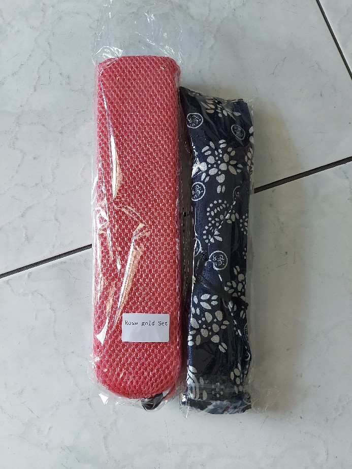 Cutlery Set Travel Sendok Garpu Sumpit Sedotan Warna Pouch Lipat