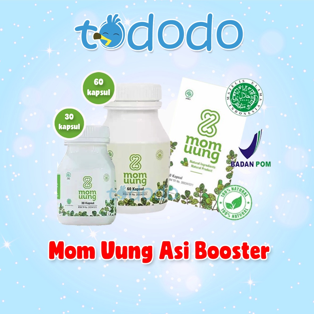 Mom Uung Asi Booster Pelancar Asi / Ekstrak Daun Kelor