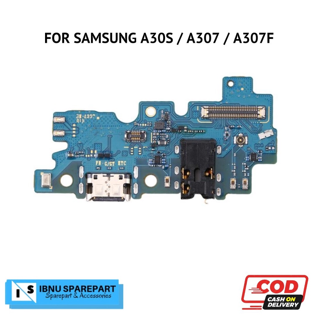 FLEXIBLE CONECTOR CHARGER BOARD CHARGER PAPAN CHARGER CAS SAMSUNG A30S / A307 / A307F ORIGINAL