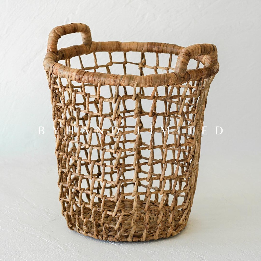 Byhand Limited Keranjang Enceng Gondok / Large Basket-natural Home Decor / Roan Basket