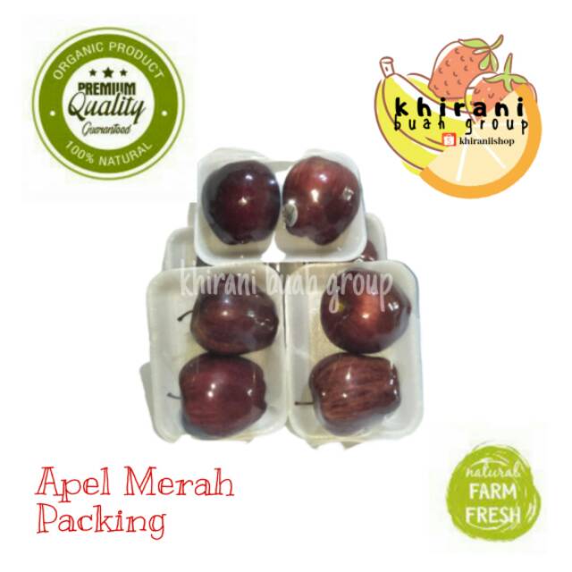 

BUAH APEL/ APEL MERAH ISI 2 / BUAH SEGAR