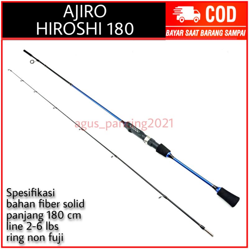 joran casting ultralight ul ajiro hiroshi 180