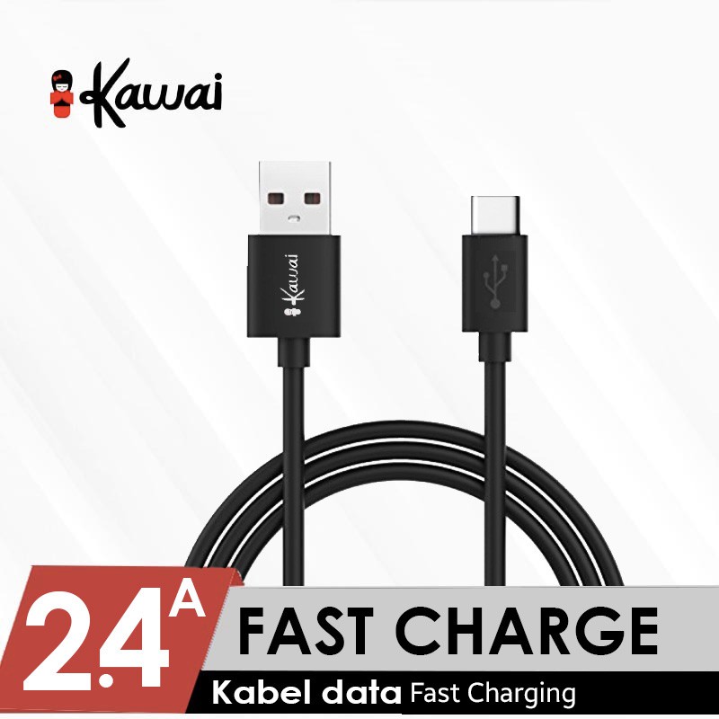 iKawai Kabel Data Fast Charging 2.4A MicroUSB Type C Iphone Lightning