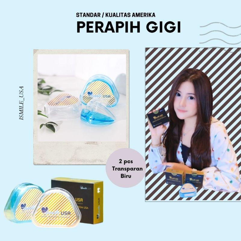Paket lengkap Perapi gigi teeth trainer ismileUSA asli original Amerika