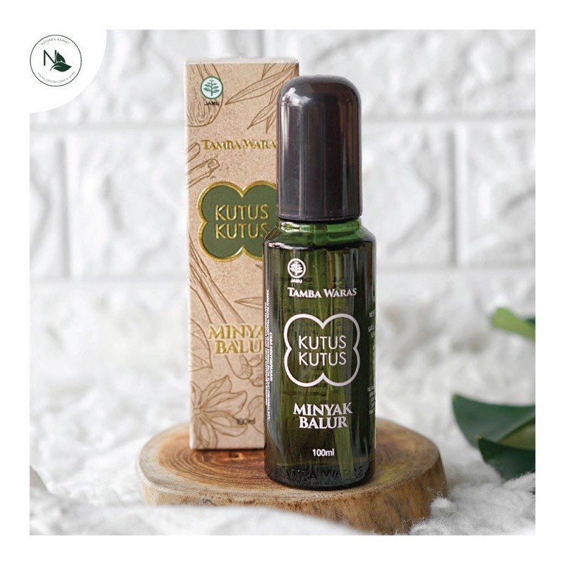 Minyak Kutus Kutus Herbal Organic original - 100ml (KEMASAN BARU)