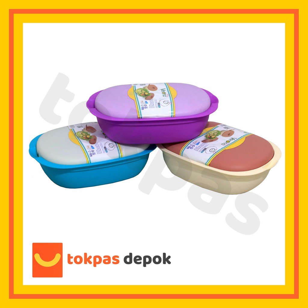 Wadah Makan / Wadah Saji Verona 7684 Green Leaf