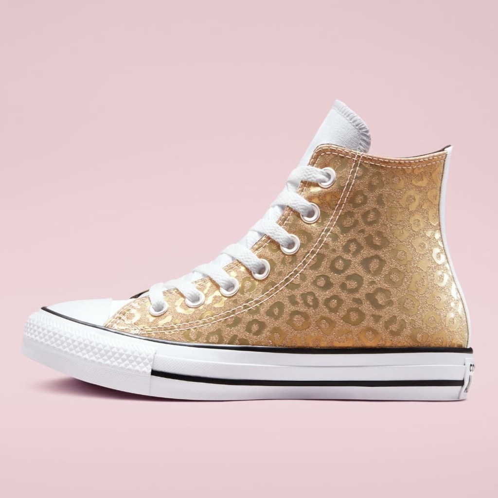 Converse Chuck Taylor All Star Leopard Glitter Saturn Gold White